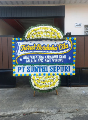 Papan Bunga Duka di Ranca Iyuh